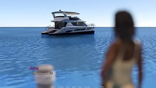 Tacos. Kocası kaslı adamın karısını yatta nasıl şaplak atıp sert sikişini izliyor ve onu kırmızı götle ve döllenmiş amcıkla terk ediyor