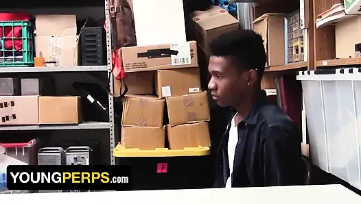 Young Perps - Naughty Black Boy Darien Foster Gets Dominated By LP Officer To Get Out Of Troubles
