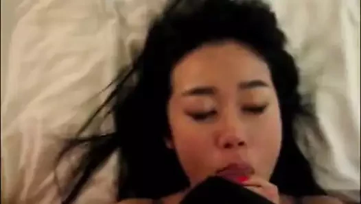 Güzel Asya korean gf seksi oral seks