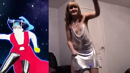 Wii dans gümüş elbise