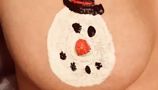 Kardan adam havuç-meme