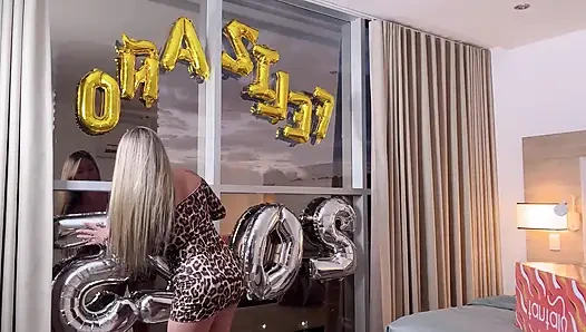 üçlü! Doğum Günü Hediyesi Olarak Tantaly Doll ile Delik Değişimi