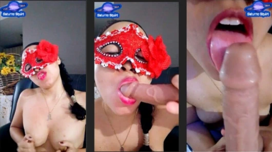 Seksi latin maskeli üvey anne seni baştan çıkarıyor ve orgazm olana kadar bir adama harika bir sakso çekme hakkında 31 çekiyor