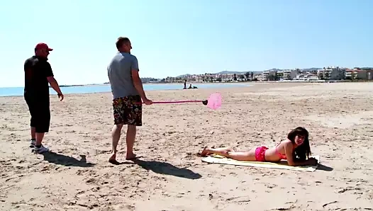 Kumda büyük heyecan verici lanet!