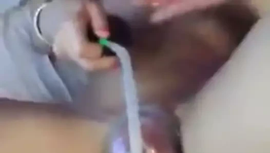 Kedi pompalama şişmiş kedi