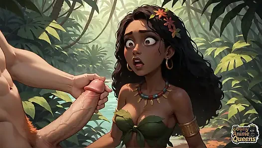 Cızırtılı karanlık huylu tanrıça ormanda süsleniyor - köpüklü xxx!