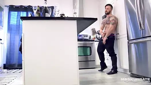 Maskurbate manuel deboxer'ın wanking heyecan