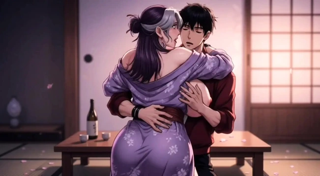 Büyük memeli üvey anne ve üvey oğullar