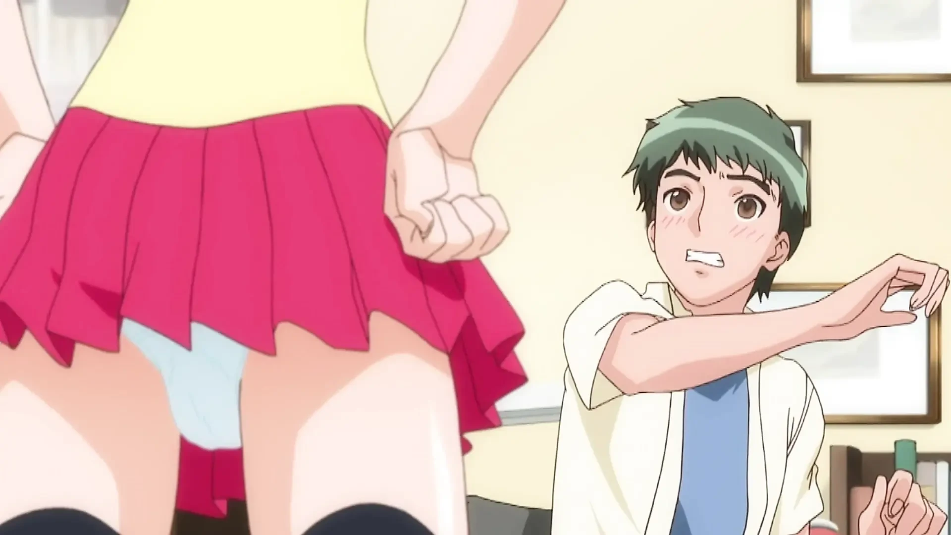 Sweet Blonde Girl Home Alone With Stepbrother ( UNCENSORED )