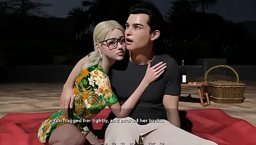 Aşağı hareket: çift plajda seks yapıyor ep.11,12