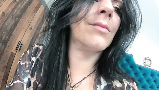 Luxury Fur Coats and Military Downjacket Masturbation with Dirty Talk