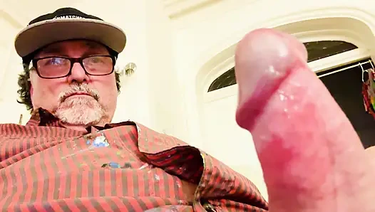 Father's oozing penis