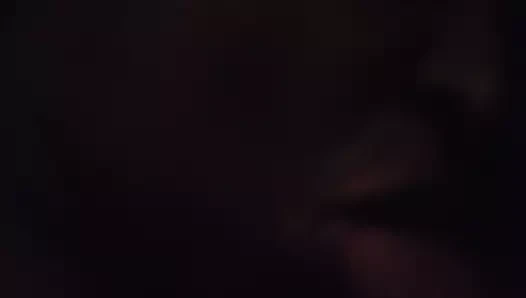 Bbw abanoz eş emme beyaz horoz içinde yatak