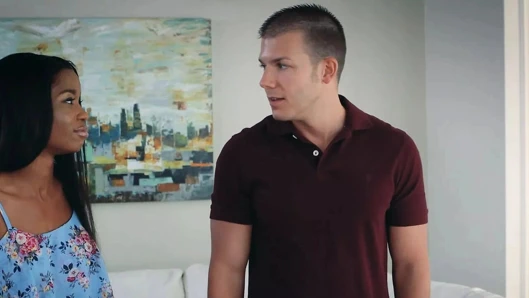 Mylf - ateşli zenci orta yaşlı seksi kadın yasmine de leon büyük beyaz yarak amcığını derinden deliyor