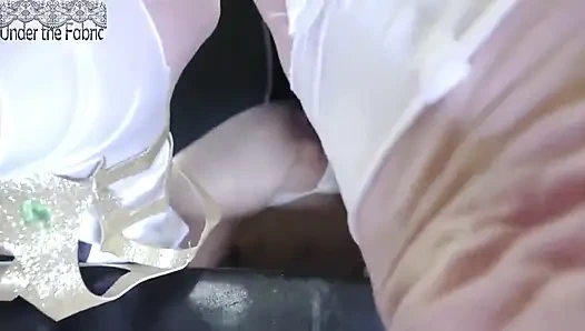 İnce güzelin ilk çıkışı - yeni bir cosplayer'ın ilk Nahida'dan ilham alan fantezi gecesi