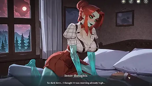 Otel hikayeleri ürkütücü hentai oyunu ep.6 kadın egemenliği hayaleti dölleme!