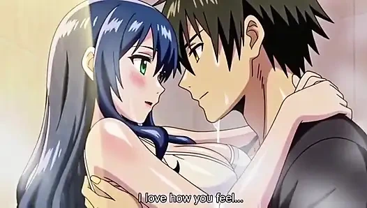 Stepbrother watch stepsister while she is taking shower 3D Anime