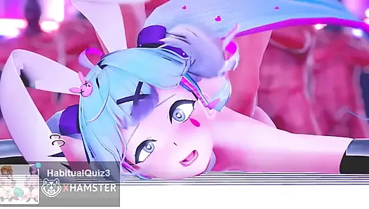 mmd r18 tavşan miku baam seks dansı mikro bikini anal döl yutmak istiyor ahegao ntr 3d hentai