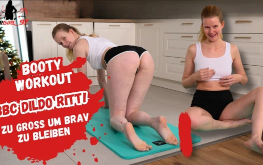 Bikergirl's Booty Özel Antrenmanı BBC Dildo Ile!