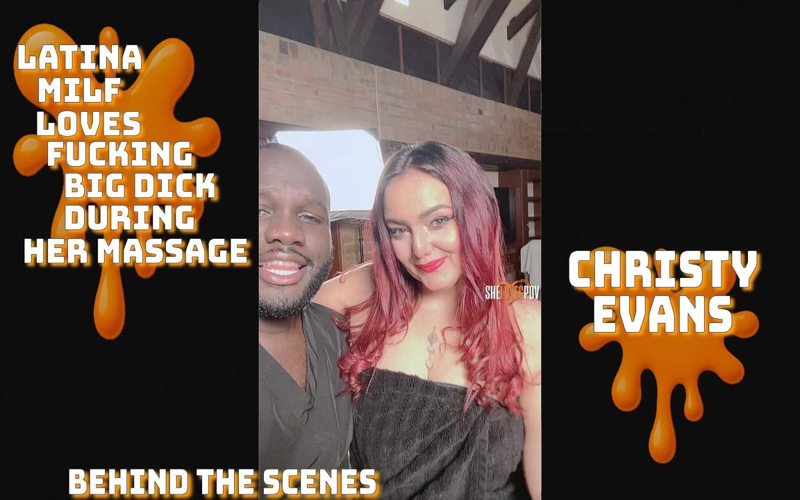 Semaj Medya kamera arkası! Latin Christy Evans masaj için geliyor!!