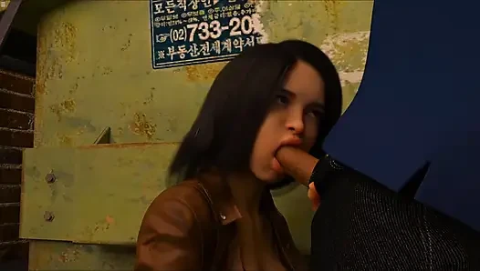 Office Colleague Girl Sucking Viktor Big Cock Almost Caught