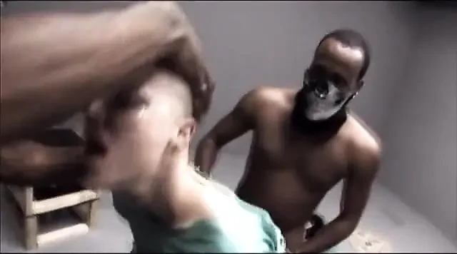 Shaved girl gets DP'd by two BBC's
