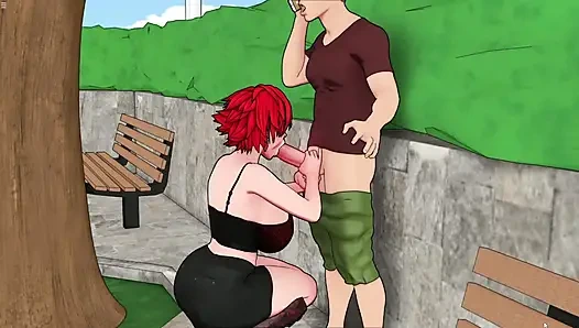 18 Plus Boy Fucking His Stepmom Doggystyle Sex In Park