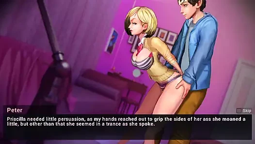 Ateşli teyze yaz mevsimi efsanesinde ramu ile ateşli bir şekilde görülüyor