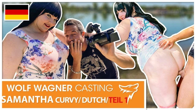 Samantha öpücük sert bir penis için can atıyor! wolfwagner.casting