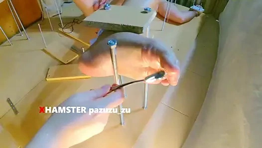 Femdom cfnm ayak gıdıklama ve işkence + TCMB + harap orgazm