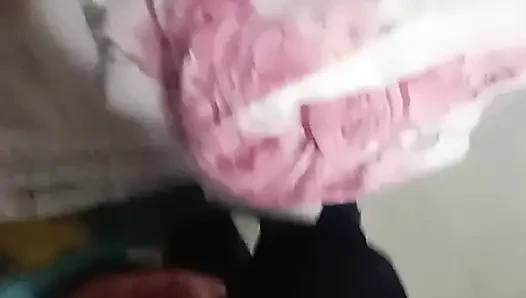 Secretly Jacking off to Stepmom's Foot