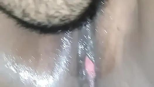 Wife's pussy licking video,, I licked and squeezed the juice out
