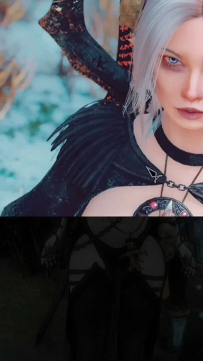 Skyrim B and L mod - Yolda yürürken ateşli bir Elf ile karşılaşmak | Bölüm 1