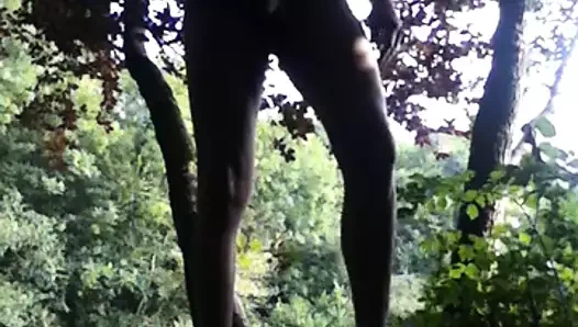 halka açık parkta çıplak