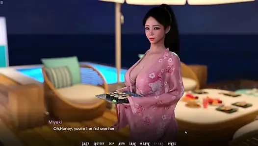 Hiro büyük götlü Japon üvey annesini banyoda çıplak yakaladı
