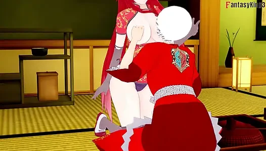 Rias Gremory Kimono festivalde seks - dxd ntr madness series