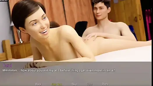 Üvey kız kardeşini sikiyor