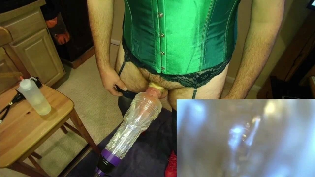 Fleshlight sikme ile iç pov