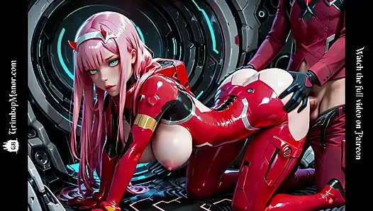 Zero Two sevgilisini franxx'in derinliklerine alıyor