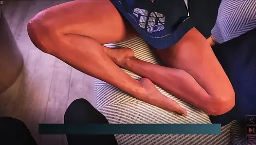 Neighbour Milf Sarah Jerking 18 Plus Boy Cock And giving Him Footjob