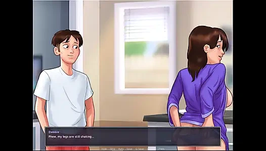 Yaz mevsimi efsanesi: Yaşlı Roz'a sikiştim ve Roxy üvey annem için her şeyimiz var