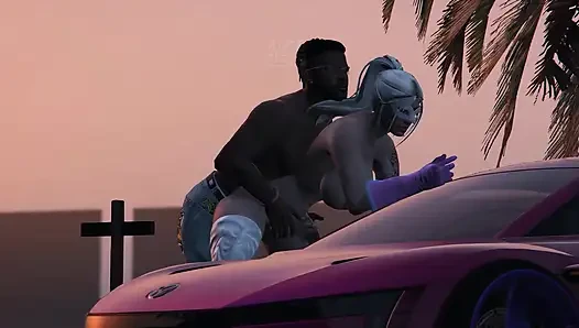 GTA 5 FRANKLIN CAPTAIN CRAZY DICK GIVING IT ALL OVER THE SAINTS GTA V