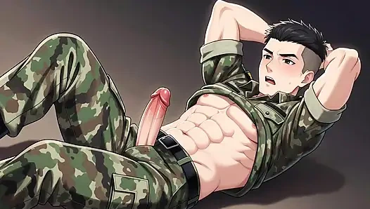 Büyük yaraklı askerin hareketi