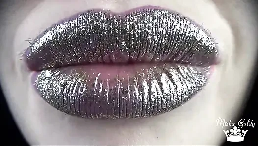 Büyük parlak dudaklarım için pop: boşalma geri sayım!