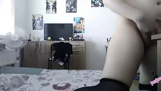 kız mastürbasyon içinde siyah uyluk yüksek