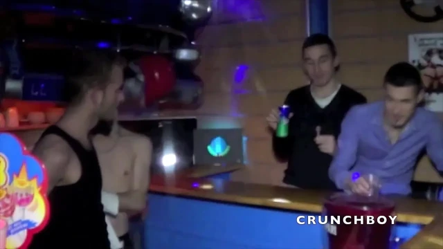 Tiago fucked by a boy with a big cock in a bar