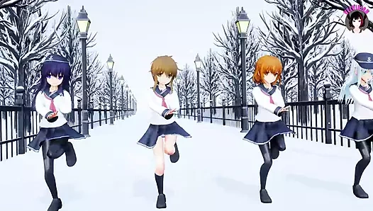 Favori İdollerle Dans +Seks (Hentai 3D)