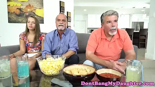 Inked genç güzellik doggystyled tarafından dede