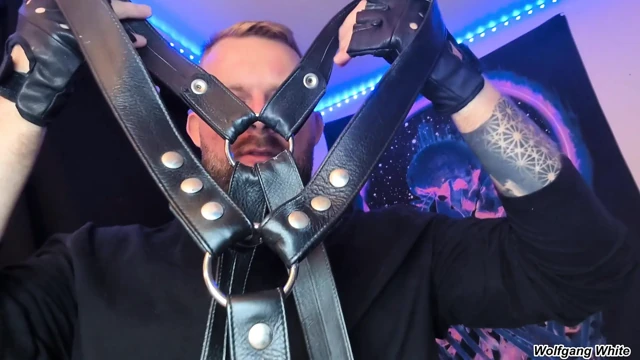 Your Stepdad Found Your Leather Gear And Now He's Horny Too - Leather Gloves with Huge Cumshot - POV Roleplay - Wolfgang White