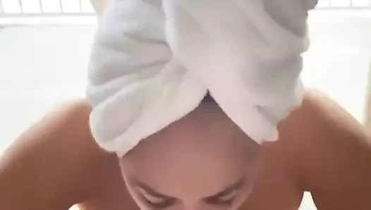 After shower chicken head